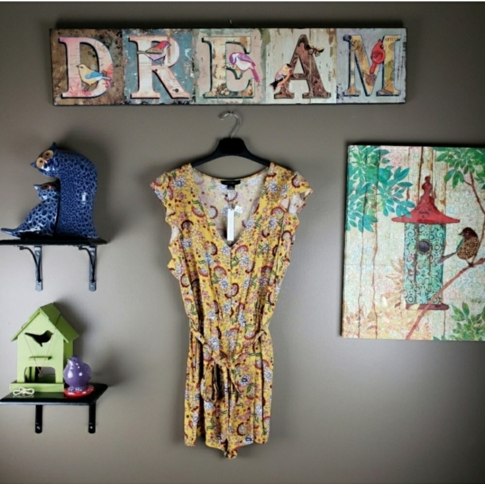 Anthropologie Sanctuary romper XXL